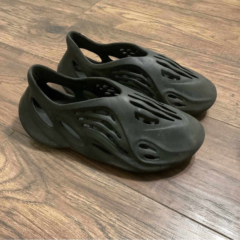 Kids Black Slip-On Shoes